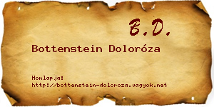 Bottenstein Doloróza névjegykártya